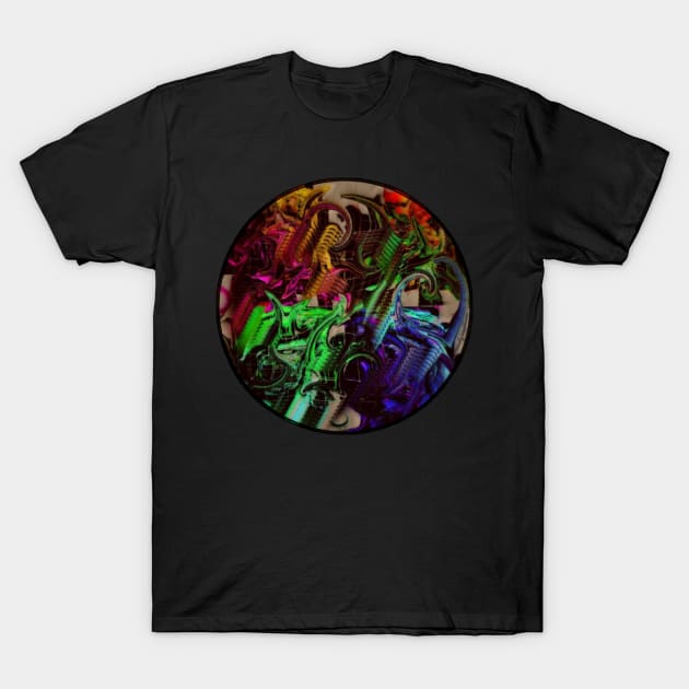 🐉 Four Dragons T-Shirt by Patchwork Bird